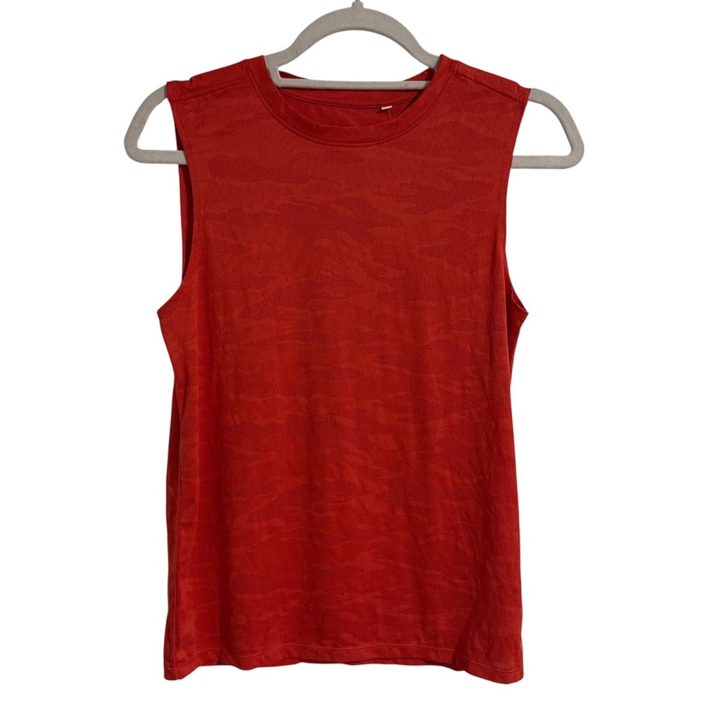 DSG Boys Jacquard Movement Tank Cabana Coral Red Camo L‎ 14-16 CKP12938VN